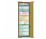 WhiteCoat Clipboard® Trifold - Tactical Brown Medical Edition